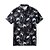cheap Golf-Men&#039;s Black Short Sleeve UV Sun Protection Polo Shirts Floral Ladies Golf Attire Clothes Outfits Wear Apparel