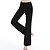 preiswerte Yogahosen &amp; Bloomers-Damen Yoga-Hose Hohe Taillenlinie Bootcut Weite Hosen 4-Wege-Stretch Rasche Trocknung Feuchtigkeitsabsorbierend Dunkelviolett Meerblau Rosa Zumba Fitness Fitnesstraining Hauptstadt Sport Sportkleidung