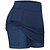 billige Løb &amp; Joggingtøj-kvindelige tennis nederdele inder shorts aktiv elastisk sport løb træning yoga gym golf skorts med lommer marineblå