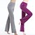 cheap Yoga Pants &amp; Bloomers-Women&#039;s Yoga Pants High Waist Pants Bottoms Wide Leg Solid Color Lightweight Pink Green Black Fitness Gym Workout Pilates Winter Sports Activewear Stretchy