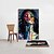 cheap Oil Paintings-Oil Painting Handmade Hand Painted Wall Art Portrait Woman Home Decoration Décor Rolled Canvas No Frame Unstretched