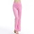 preiswerte Yogahosen &amp; Bloomers-Damen Yoga-Hose Hohe Taillenlinie Bootcut Weite Hosen 4-Wege-Stretch Rasche Trocknung Feuchtigkeitsabsorbierend Dunkelviolett Meerblau Rosa Zumba Fitness Fitnesstraining Hauptstadt Sport Sportkleidung