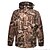 cheap Hunting Clothing-Men&#039;s Hoodie Ski Jacket with Pants Hunting Jacket with Pants Outdoor Autumn / Fall Winter Thermal Warm Windproof Fast Dry Quick Dry Clothing Suit Camo / Camouflage Polyester Taffeta Softshell