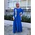 economico Cosplay e Costumi-Per donna Vestiti Abito caftano Abaya arabo musulmano Ramadan Ricamato Per adulto Abito Feste