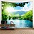 preiswerte Heimtextilien-See Fluss große Wandteppich Kunstdekor Hintergrund Decke Vorhang hängend Zuhause Schlafzimmer Wohnzimmer Dekoration