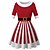 cheap Cosplay &amp; Costumes-Santa Suit Dress Kid&#039;s Girls&#039; Daily Wear Cute Polyester Christmas Dress / Santa Claus