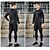 cheap Running &amp; Jogging Clothing-Men&#039;s Full Zip Activewear Set Athletic Athleisure 4pcs Winter Long Sleeve Elastane Moisture Wicking Quick Dry Breathable Fitness Gym Workout Running Active Training Jogging Sportswear Solid Colored