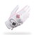 cheap Golf-Golf Glove Golf Full Finger Gloves Women&#039;s Anti-Slip UV Sun Protection Breathable PU Leather Microfiber Training Outdoor Competition White / Black White+Pink / Sweat wicking