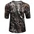 cheap Hunting Clothing-Men&#039;s Hunting T-shirt Tee shirt Camouflage Hunting T-shirt Camo / Camouflage Short Sleeve Outdoor Autumn / Fall Spring Summer Ultra Light (UL) Quick Dry Breathable Sweat wicking Top Polyester Taffeta