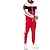 cheap Running &amp; Jogging Clothing-Men&#039;s 2 Piece Full Zip Tracksuit Sweatsuit Street Casual 2pcs Winter Long Sleeve Thermal Warm Fitness Gym Workout Running Active Training Jogging Sportswear Normal Black Red Activewear Micro-elastic