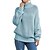 cheap Sweaters-Women&#039;s Sweater Solid Color St. Patrick&#039;s Day Long Sleeve Sweater Cardigans High Neck Navy Wine Red ArmyGreen