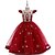 cheap Movie &amp; TV Theme Costumes-Princess Flapper Dress Dress Party Costume Girls&#039; Movie Cosplay Cosplay Costume Party Purple Yellow Red Dress Christmas Children&#039;s Day New Year Polyester Organza