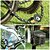 billige Cykeltilbehør-Cykel låse Udendørs Beskyttende Anti-Tyveri Til Mountain bike Rekreativ Cykling Cykling Stål Sort 1 pcs