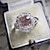 cheap Women&#039;s Jewelry-Ring Daily Rose Gold Rose Gold Square Rheinstein Ring Mini Platinum Plated Rose Gold Plated 1pc Stylish Crystal / Women&#039;s