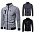 cheap Golf-Men&#039;s Golf Jacket Long Sleeve Windproof Breathable Warm Athleisure Sports Outdoor Autumn / Fall Spring Winter Solid Color Dark Grey Black Light Grey / Micro-elastic