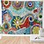 abordables Tissu de Maison-mandala bohème grand mur tapisserie pierres vitrail art décor couverture rideau suspendu maison chambre salon dortoir décoration boho hippie indien