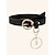 abordables Belts-Mujer Cinturón de Cintura Fiesta Calle Uso Diario Festivos Negro Cinturón Color puro / Trabajo / Perla Artificial / Básico / Otoño / Invierno