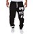 abordables Sports et loisirs-Homme Joggings Pantalons de Jogging Cordon Coton Lettre Imprimée Sport Athloisir Pantalons / Surpantalons Bas Respirable Doux Confortable Fonctionnement Usage quotidien Faire de l&#039;exercice