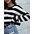 cheap Tops &amp; Blouses-Women&#039;s Sweater Striped Solid Colored Long Sleeve Crop Top Round Neck Basic Casual Tops Black And White