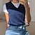 cheap Tank Tops-Women&#039;s Sweater Vest Jumper Cable Knit Knitted Cropped V Neck Solid Color Daily Going out Basic Essential Casual Fall Spring Green Blue S M L / Summer / Sleeveless / Chunky / Summer / Regular Fit