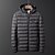 cheap Softshell, Fleece &amp; Hiking Jacket-Men&#039;s Hoodie Jacket Heated Jacket Winter Outdoor Thermal Warm Coat Top Camping / Hiking Ski / Snowboard Casual Blue Black Gray