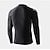 cheap Wetsuits, Diving Suits &amp; Rash Guard Shirts-SABOLAY Men&#039;s Rash Guard Sun Shirt Stretchy SPF50 UV Sun Protection Breathable Front Zip Long Sleeve - Patchwork Swimming Surfing Snorkeling Spring &amp;  Fall Summer / Quick Dry / Ultraviolet Resistant