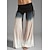 preiswerte Workout, Fitness &amp; Yoga Bekleidung-Frauen Yogahosen Flares Mode weiche Tie-Dye-Hose dehnbare weites Bein Palazzo Lounge-Hosen grau