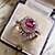 cheap Women&#039;s Jewelry-Ring Daily Rose Gold Rose Gold Square Rheinstein Ring Mini Platinum Plated Rose Gold Plated 1pc Stylish Crystal / Women&#039;s