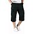 cheap Running &amp; Jogging Clothing-Men&#039;s Capri Cargo Shorts Cargo Shorts Zipper Pocket Leg Drawstring Solid Color Breathable Quick Dry Work Streetwear 100% Cotton Casual Hip-Hop Navy Black