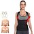 billige Sport Fritid-Vest til midjestyrking Body Shaper Treningskorsett sport Spandex Yoga &amp; Danse Sko Treningsøkt Pilates Justerbar Vekttap Tummy Fat Burner Svettegenser Til Herre Dame / Voksne