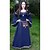 cheap Vintage Dresses-Outlander Plus Size Classic &amp; Timeless Medieval Cocktail Dress Vintage Dress Fall Spring &amp; Summer Prom Dress Female Adults&#039; Costume Vintage Cosplay Round Neck Ankle Length Halloween / Washable / #