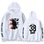 cheap Everyday Cosplay Anime Hoodies &amp; T-Shirts-Never Broke Again Young Boy Cosplay Costume Hoodie Cartoon Letter Harajuku Graphic Kawaii For Men&#039;s Women&#039;s Adults&#039; Back To School Hot Stamping