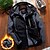 cheap Outdoor Clothing-Men&#039;s Hoodie Jacket Hiking Jacket Ski Jacket Winter Outdoor Windproof Warm Breathable Comfortable Patchwork Full Length Hidden Zipper Outerwear Winter Jacket Top Camping / Hiking Hunting Ski