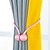 baratos Cortinas Transparentes-Cortina magnética de estilo simples, fivela, cortinas decorativas de corda