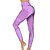 preiswerte Workout, Fitness &amp; Yoga Bekleidung-Damen Yogahose Bauchkontrolle Kolbenheber Fitness Fitnesstraining Laufen Hoher Taillenbund Leggings Violett Winter Sport Sportkleidung Hochelastisch 21Grams