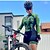 abordables Vêtements de cyclisme-Femme Maillot et Cuissard Velo Cyclisme Combinaison Triathlon Triathlon Manches Courtes - Eté Spandex Polyester Rouge à imprimé arc-en-ciel Mosaïque Vélo Respirable Séchage rapide Poche arrière