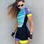 abordables Vêtements de cyclisme-Femme Maillot et Cuissard Velo Cyclisme Combinaison Triathlon Triathlon Manches Courtes VTT Vélo tout terrain Vélo Route Blanche Noir Vert Mosaïque Vélo Spandex Polyester Ensembles de Sport
