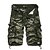 cheap Hiking Trousers &amp; Shorts-Men&#039;s Cargo Shorts Hiking Shorts Camo Military Summer Outdoor 10&quot; Shorts Breathable Multi Pockets Sweat wicking Wear Resistance Knee Length Black Green Work Hunting Fishing Cotton 29 30 31 32 34