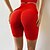 preiswerte Yoga-Shorts-Damen Yogashorts Bikershorts Trainingsshorts Bauchkontrolle Kolbenheber Feuchtigkeitsabsorbierend Scrunch Butt Rüschen Butt Lifting Zwickel im Schritt Fitness Fitnesstraining Laufen Hoher Taillenbund