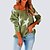 cheap Sweaters-Women&#039;s Sweater Pullover Jumper Geometric Star Knitted Print Stylish Basic Casual Long Sleeve Loose Sweater Cardigans Fall Winter V Neck Green Black Grey / Holiday / Going out