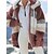 cheap Coats &amp; Trench Coats-Women&#039;s Teddy Coat Fall &amp; Winter Going out Long Coat Loose Jacket Long Sleeve Solid Colored Blue Purple Khaki / Plus Size