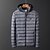 cheap Softshell, Fleece &amp; Hiking Jacket-Men&#039;s Hoodie Jacket Heated Jacket Winter Outdoor Thermal Warm Coat Top Camping / Hiking Ski / Snowboard Casual Blue Black Gray