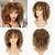 cheap City to Beach-Synthetic Wig Kinky Curly Kinky Curly Wig Medium Length Blonde Synthetic Hair Women&#039;s Highlighted / Balayage Hair Blonde