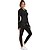 cheap Exercise, Fitness &amp; Yoga Clothing-Women&#039;s Yoga Suit 2pcs Thumbhole Winter Cropped Leggings Tee Tshirt Clothing Suit Solid Color Black Yoga Fitness Running Nylon Tummy Control Butt Lift Quick Dry Long Sleeve Sport Activewear Stretchy