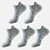 cheap Running Clothing Accessories-Compression Socks Athletic Sports Socks 5 Pairs Tab Short Women&#039;s Men&#039;s Ankle Socks Low Cut Socks Breathable Sweat wicking Comfortable Gym Workout Basketball Running Active Training Jogging Sports