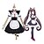 cheap Anime Cosplay-Inspired by NEKOPARA chocolate Anime Cosplay Costumes Japanese Cosplay Suits Halloween Dress Socks Bow For Women&#039;s / Tail / Hat / Headwear / Wristlet / Bow Tie