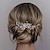abordables Cuidado del cabello y estilo-Accesorios para el cabello de perlas de diamantes de imitación para novia, dama de honor, plata