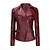 cheap Jackets-Women&#039;s Jacket Fall Regular Coat Jacket Long Sleeve Solid Color Wine Red Yellow