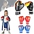cheap Boxing &amp; Martial Arts-Boxing Bag Gloves Boxing Training Gloves Boxing Gloves For Boxing Mixed Martial Arts (MMA) Full Finger Gloves Protective Leather Kid&#039;s Men&#039;s - Black Red Blue