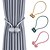 cheap Sheer Curtains-1 Piece Simple Style Magnetic Curtain Buckle Rope Decorative Draperies Holdback